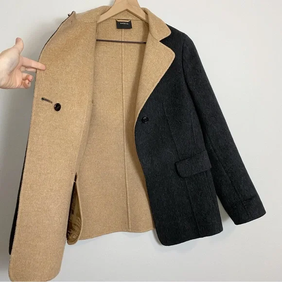 SOLD Akris Punto Cashmere Colorblock Jacket - Picture 8 of 15